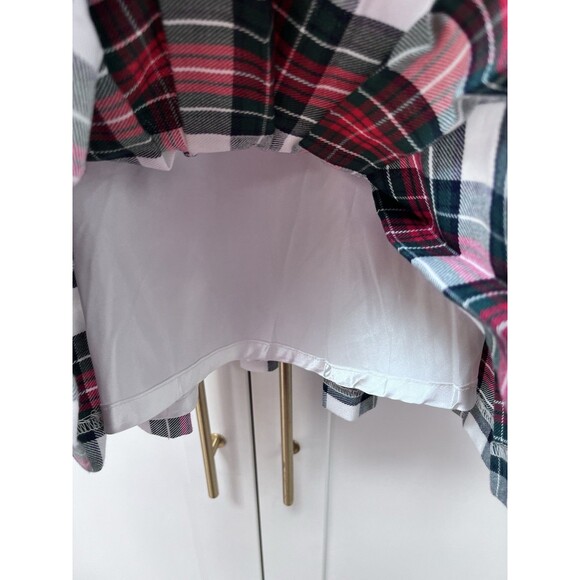 Hartstrings Plaid Christmas Dress Girls Size 4T Sleeveless Drop Waist Red White - Picture 6 of 9